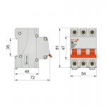 ВА1-63, 6кА, 3п, 5А, C ВА1-63, 6кА, 3п, 5А, C