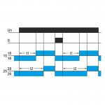 Реле затримки включення, РКН8-122 (2 уставки)